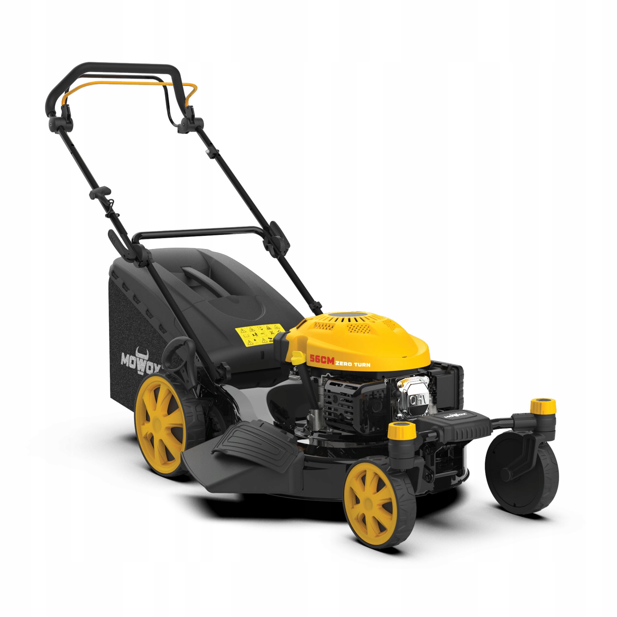 Benzínová kosačka na trávu MOWOX PM 5690 s otočnými kolesami AL-KO, silná, veľká, 56 cm